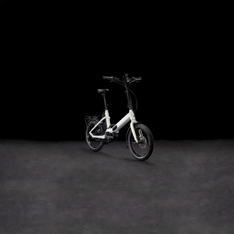 Cube Fold Hybrid Comfort 500 Electric Bike in Pearly Silver/White-6